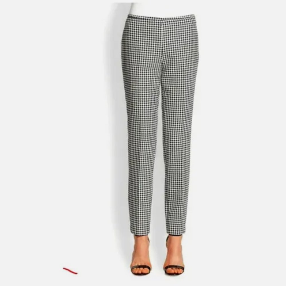 Peter Nygard Black and White Houndstooth Pants - Picture 7 of 10